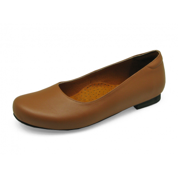 SALE 50% Women Courts Flat SC-77 Tan Nappa